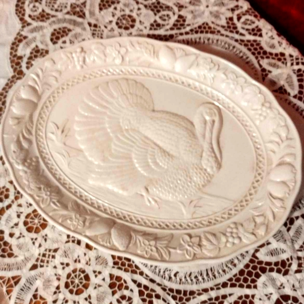 Vintage Turkey Platter
